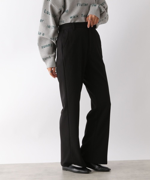 LEPSIM（レプシィム） スラックス パンツ よく伸びスラックスパンツ