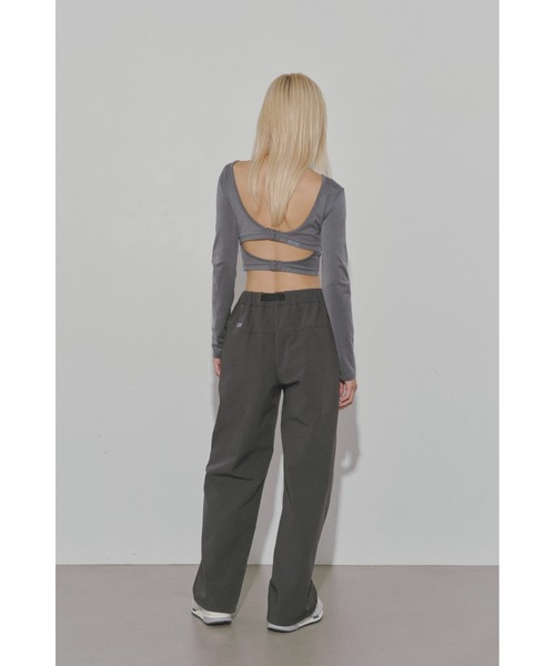 ALEXIA STAM（アリシアスタン） パンツ Wellness Buckle Pants /ベルト