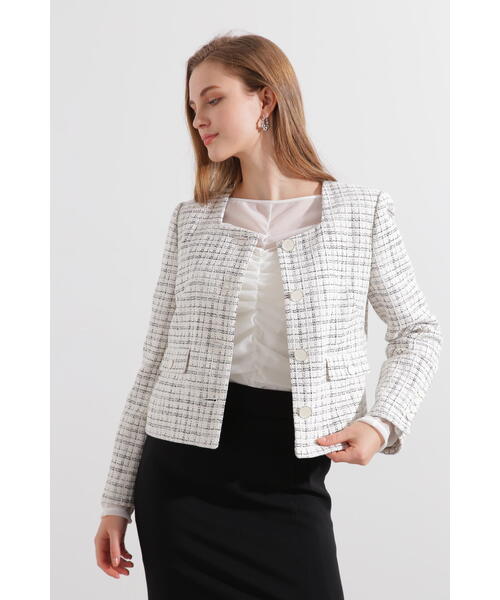 PINKY&DIANNE（ピンキー アンド ダイアン） ジャケット ノーカラー