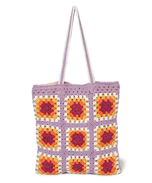 niko and…（ニコアンド） トートバッグ バッグ オリジナルモチーフ編み