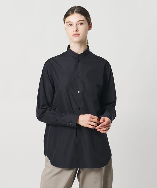 LOEFF（ロエフ） ブラウス シャツ 「LOEFF」コットン ブロード バンド