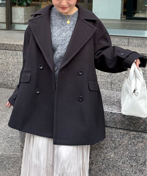 FREE'S MART（フリーズマート） ピーコート pコート 2WAYメルトンP