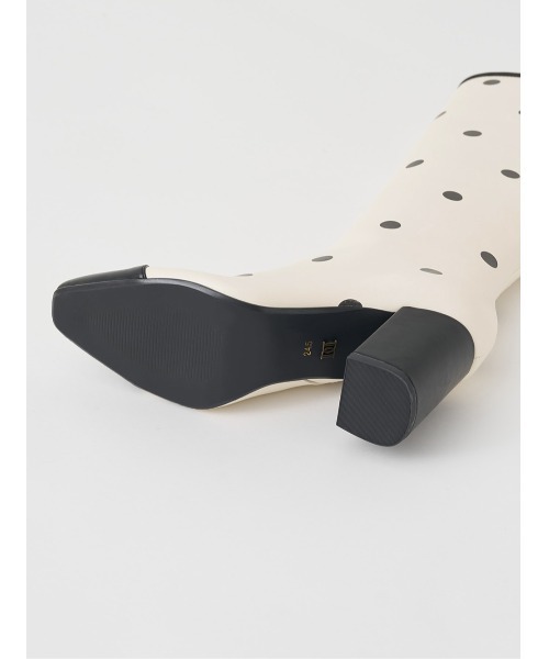 Darich（ダーリッチ） ブーツ バイカラードットロングブーツ