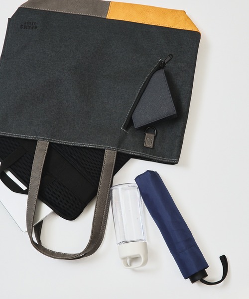 MASONPRINCE トートバッグ ベルトデザイン PUレザー ショルダートート