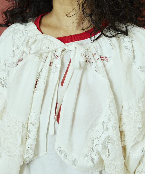 Freada（フリーダ） ブラウス シャツ 2WAYレースボレロ ＆ チャップス