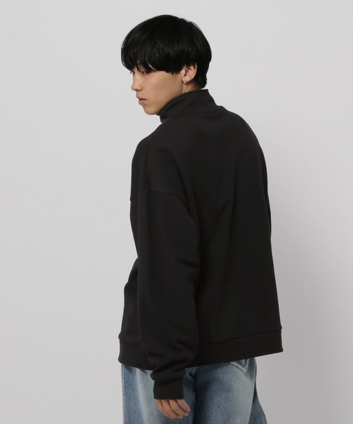 ALAND トレーナー スウェット 「UNISEX」ALAND／Aロゴ ハーフZIP
