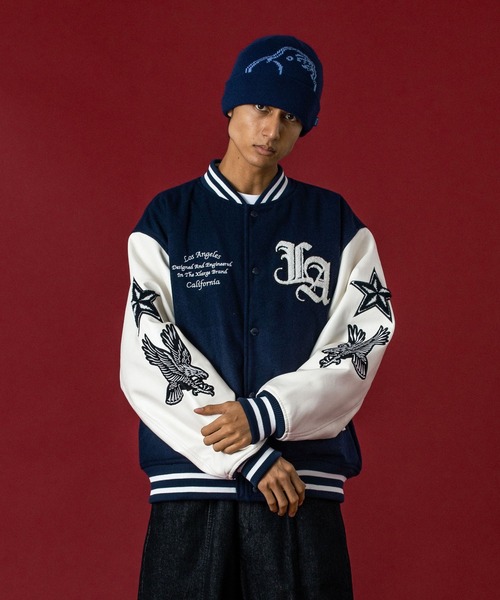 XLARGE（エクストラ ラージ） スタジャン VARSITY JACKET メンズ