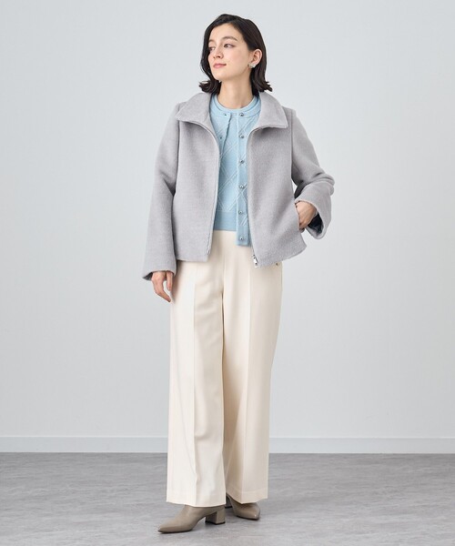 ANAYI（アナイ） コート アウター アルパカシャギースタンドコート