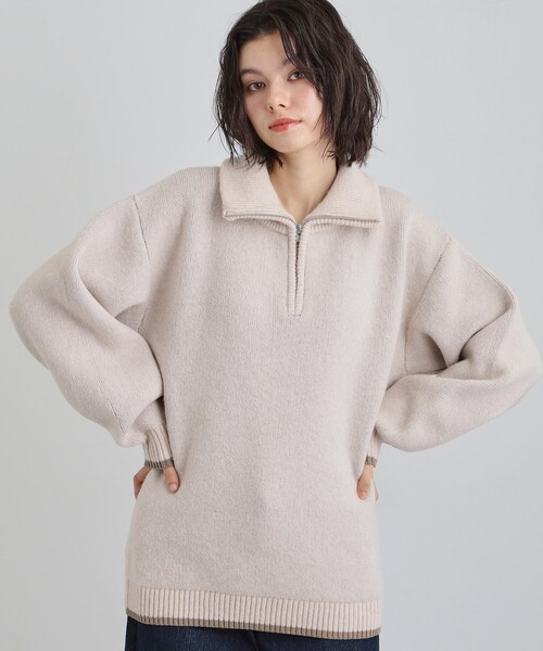 THE SHOP TK ニット セーター 「洗える」ほど良くラフで女性らしい