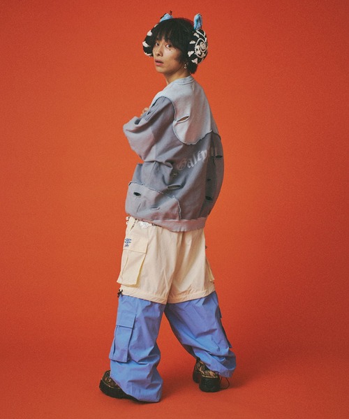 GALFY（ガルフィー） トレーナー スウェット ツギハギゾンビスウェット