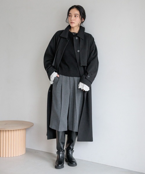 LOWRYS FARM（ローリーズファーム） ステンカラーコート コート ウール