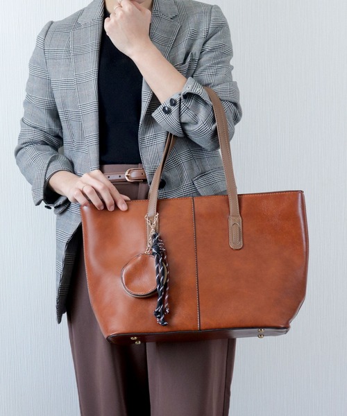 florist（フローリスト） ビジネスバッグ 「ポーチチャーム付・A4収納