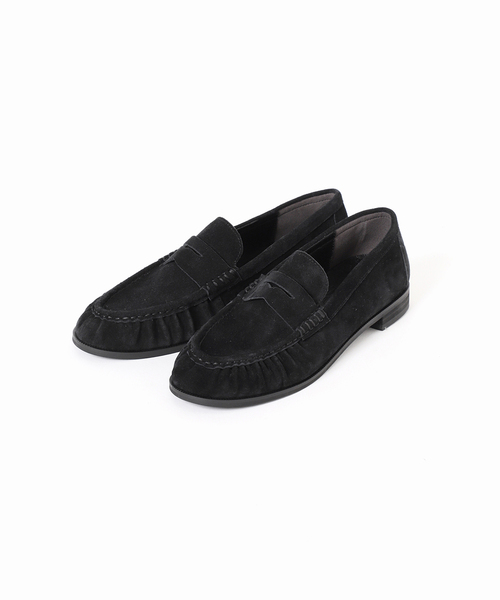 LE TALON（ル タロン） ローファー レザーソフトギャザーローファー