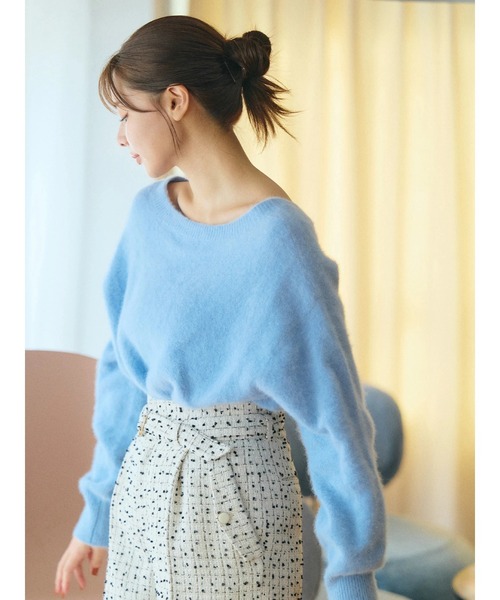 TONAL（トーナル） ニット セーター PREMIUM FOX×CASHMERE Vネックプル