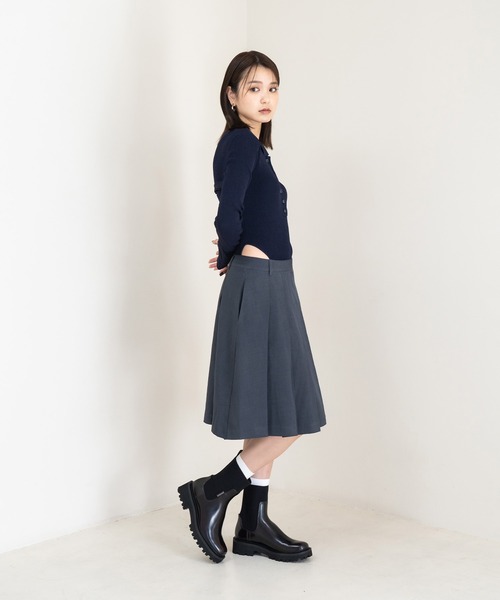 CHARLES ＆ KEITH（チャールズ&キース） ブーツ ニットソックス リッ