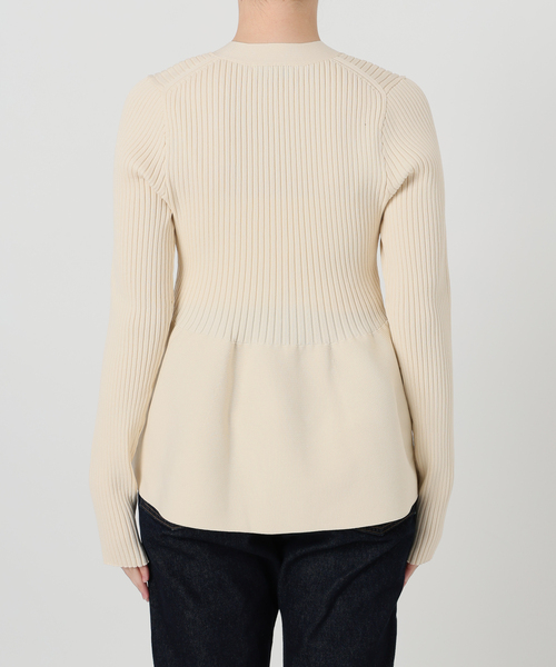 SLOBE IENA（スローブイエナ） カーディガン Vネックペプラム