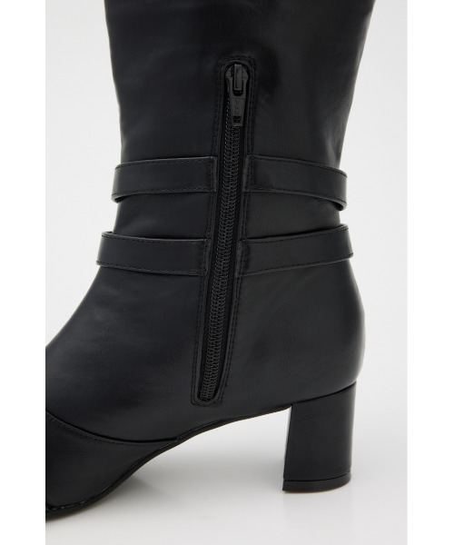 LAGUA GEM（ラグアジェム） ブーツ SQUARE TOE BELT ブーツ レディース