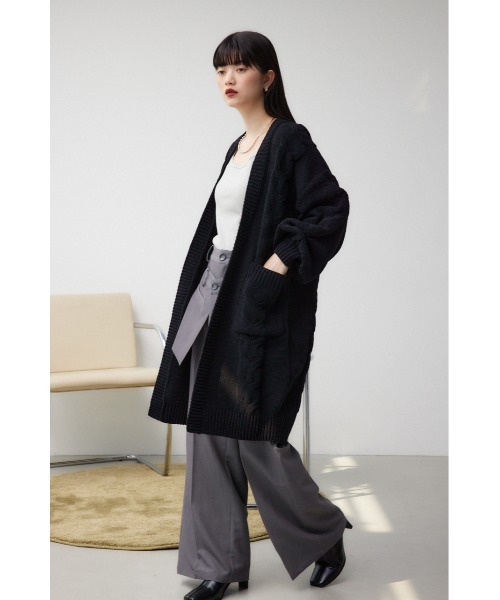 AZUL BY MOUSSY（アズールバイマウジー） カーディガン シェニール