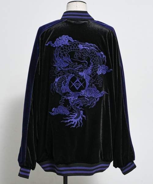 REFLEM（レフレム） スカジャン 「REFLEM/レフレム」ドラゴン刺繍