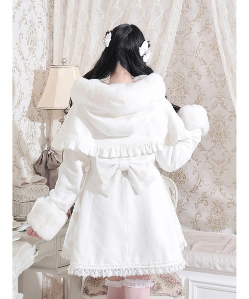 NOEMIE（ノエミー） コート アウター ケープフリルドーリーフレア