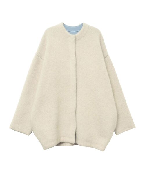 ELENDEEK（エレンディーク） カーディガン CNラクーンミックスダブル