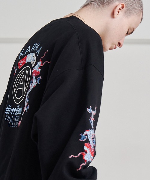 SeeSew トレーナー スウェット 「UNISEX」ORIENTAL EMBROIDERY SWEAT
