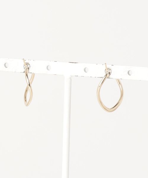 agete（アガット） ピアス K10フープピアス レディース : ZOZOTOWN