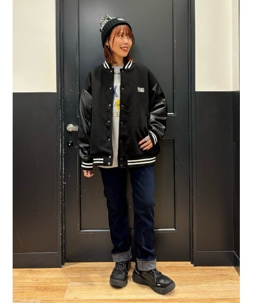 NBA スタジャン 「NBA」別注 チームロゴスタジャン メンズ レディース