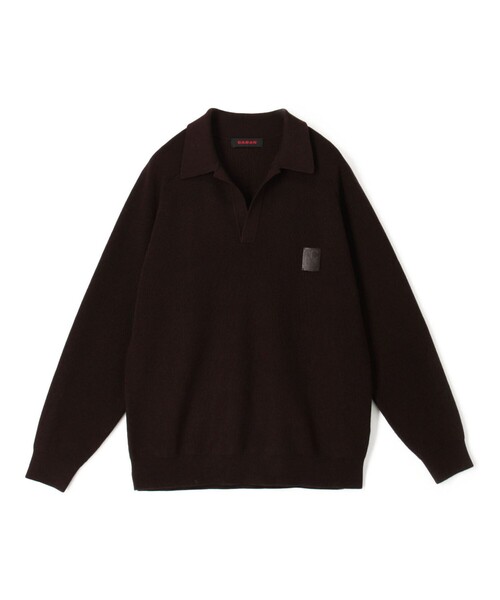 CABaN（キャバン） セーター ニット コットンカシミヤ ポロスキッパー