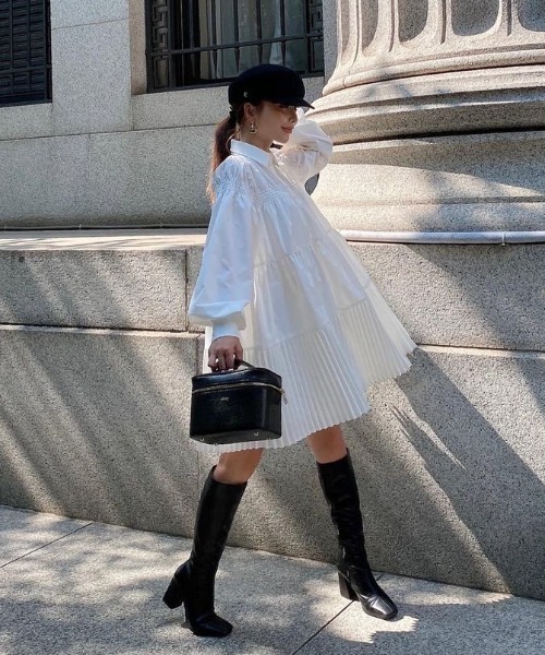 EIMY ISTOIRE（エイミーイストワール） ブーツ スリムスクエアロング