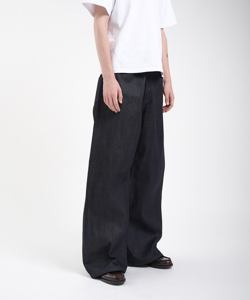 Regen Glanz ジーンズ selvedge baggy denim pants/セルビッチバギー