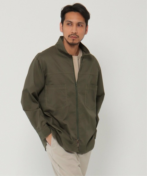 ikka（イッカ） ブルゾン アウター スタンドジップシャウター メンズ