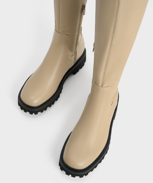 CHARLES ＆ KEITH（チャールズ&キース） ブーツ サイドジップ