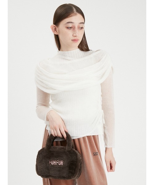 FURFUR（ファーファー） ボストンバッグ 「ZOZO限定カラー」エコファー