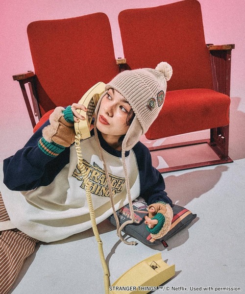 niko and…（ニコアンド） ニット帽 ニットキャップ 「STRANGER THINGS
