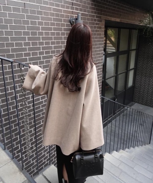 Chico（チコ） コート アウター ファー取り外しケープコート