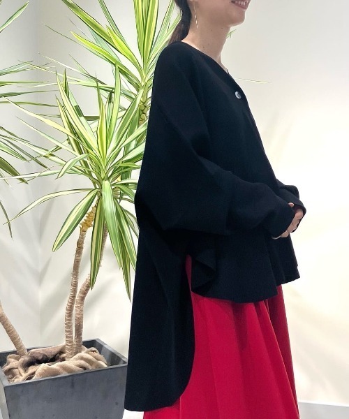 LE PHIL（ル フィル） カーディガン オーバーサイズラウンド