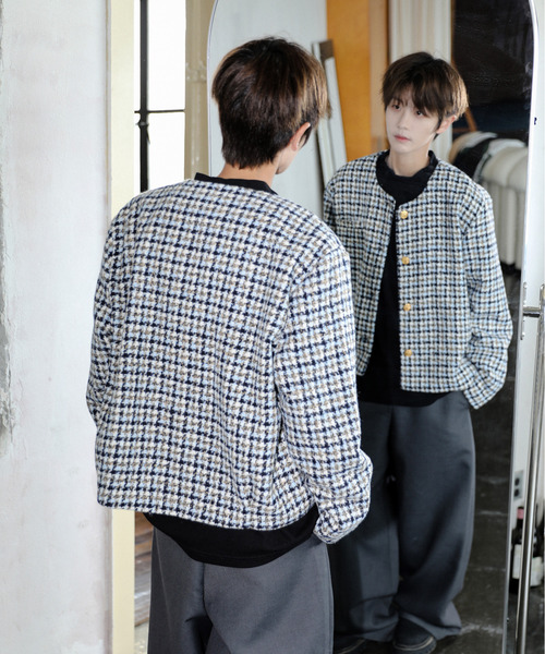 NEOS（KOKUYO） ジャケット ノーカラージャケット 「neos」ルーズ