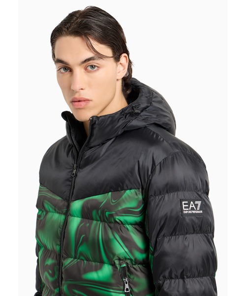 EA7 ダウンジャケット ダウン 「エンポリオ アルマーニ EA7」パデッド