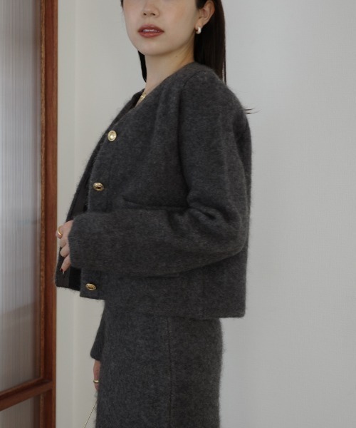 anuans（アニュアンス） ジャケット ノーカラージャケット 「ZOZO限定