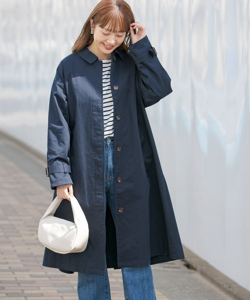 URBAN RESEARCH Sonny Label ステンカラーコート FREE ネイビー