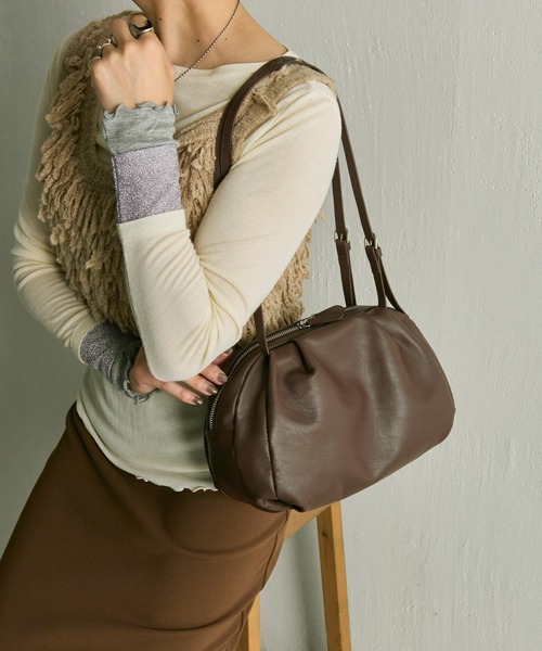 ear PAPILLONNER（イア パピヨネ） ボストンバッグ 「本革/430g