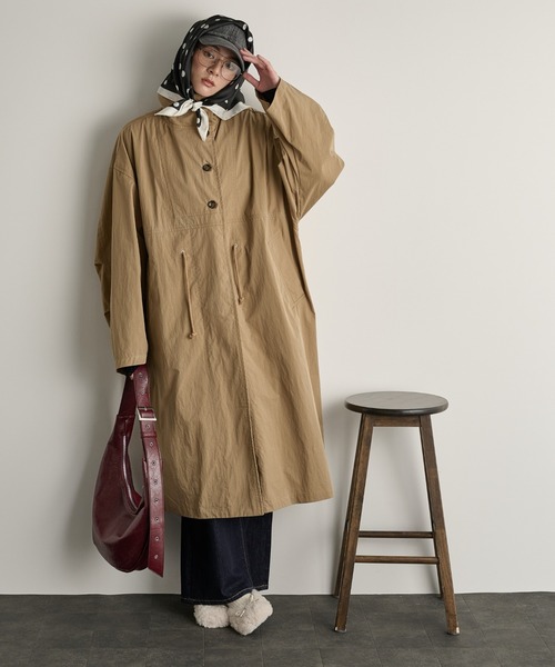 THE Yon ミリタリージャケット モッズコート ミリタリーロング