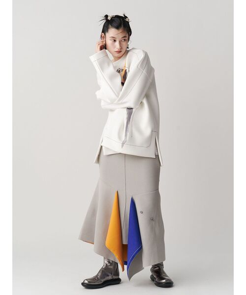 UN3D.（アンスリード） スカート MULTICOLOR 2WAY CAPE SK / マルチ