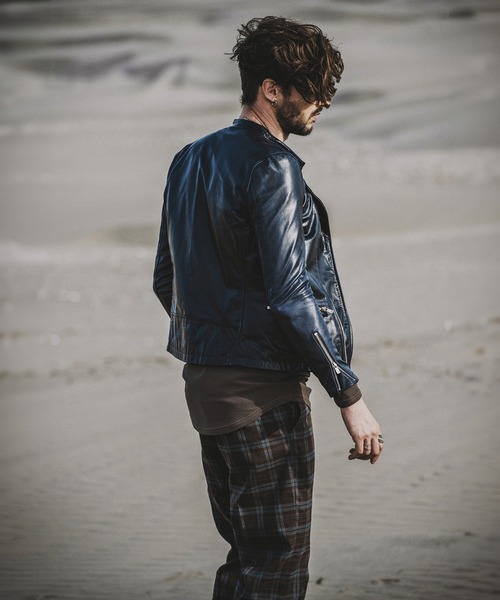 NO ID.（ノーアイディー） 革ジャン ライダース 「NO ID.」Cow Leather