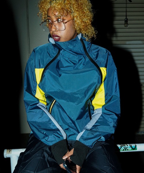 narifuri（ナリフリ） ナイロンジャケット プルブレーカー メンズ