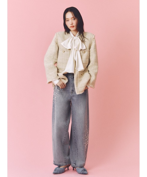 FRAY I.D（フレイ・アイディー） ブラウス シャツ ビッグボウタイ