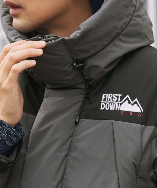 FIRST DOWN（ファーストダウン） ダウンジャケット ダウン パネル