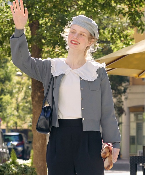 BONLECILL（ボンルシール） ブラウス シャツ ボリュームスリーブ 2way