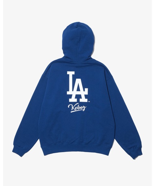 KEBOZ（ケボズ） パーカー × MLB LOS ANGELES DODGERS LOGO SWEAT